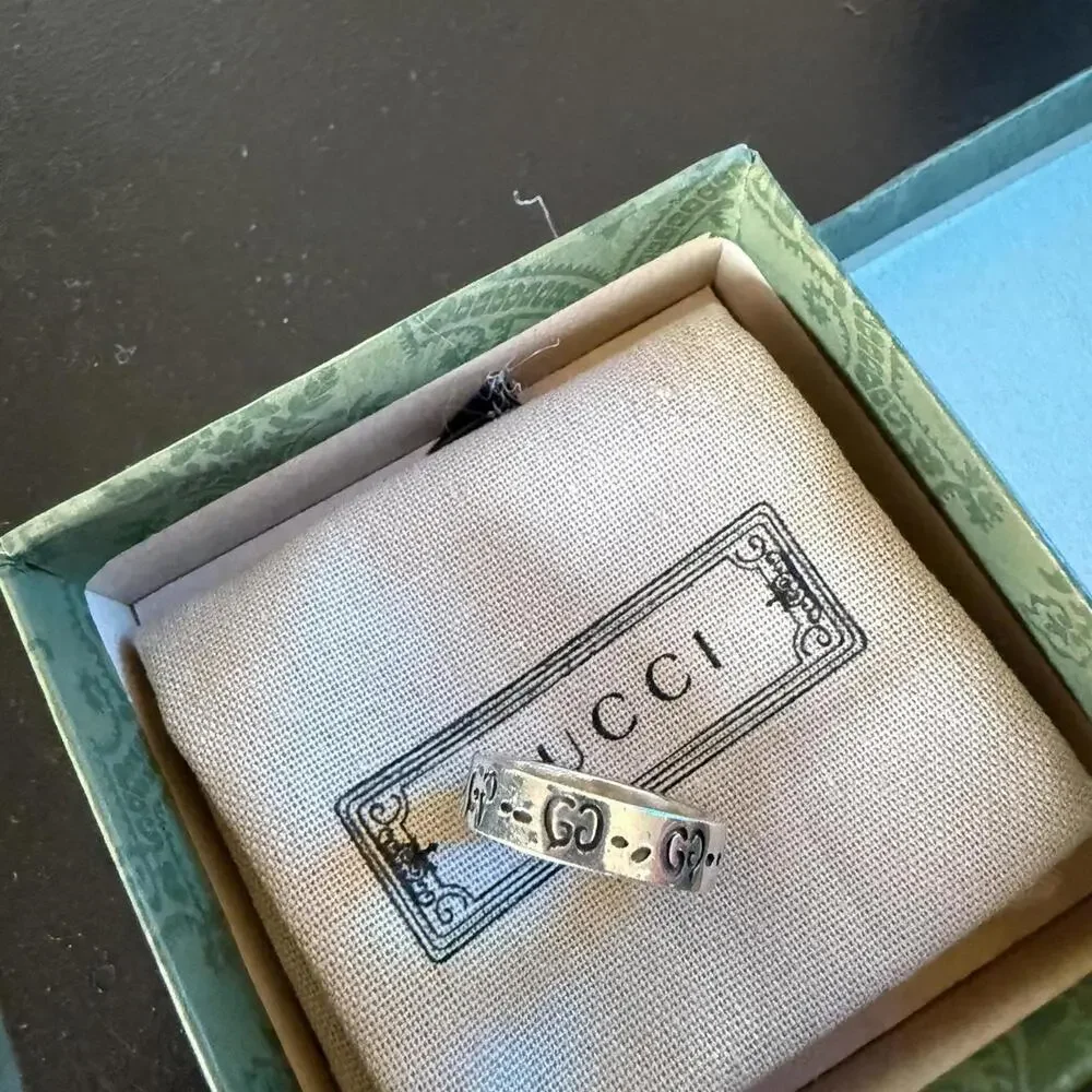 Gucci Ghost Ring Sz 8 - Picture 4 of 4